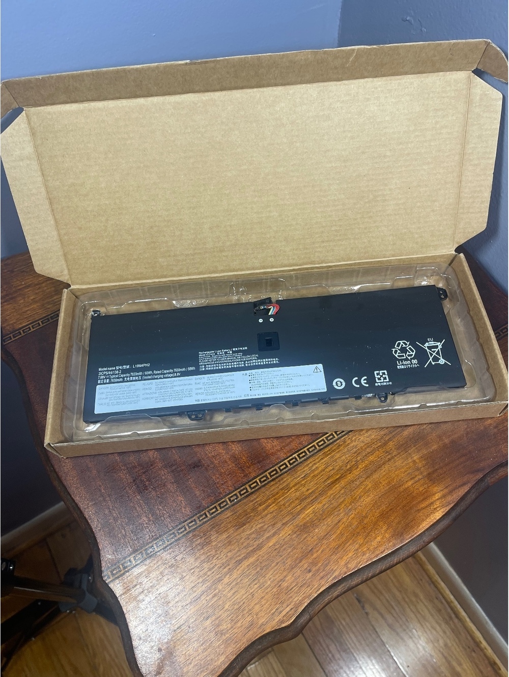 (AS Is untested)Lenovo Laptop Battery L15L3PB0 7.5V 7230mAh Replacement Battery